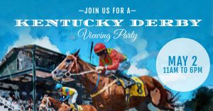 Kentucky Derby Race Facebook Post