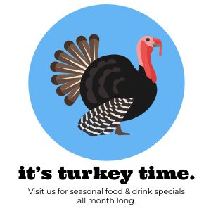 Thanksgiving Turkey Time Instagram Post