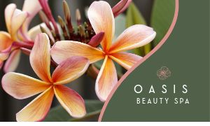 Oasis Spa Business Card
