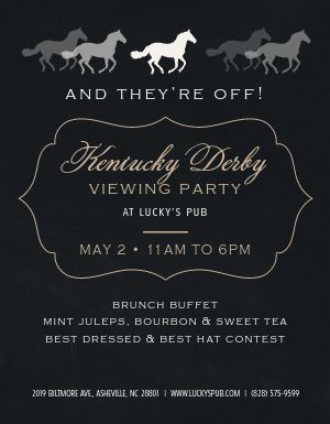 Kentucky Derby Party Flyer