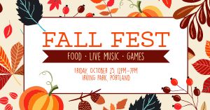 Fall Festival Facebook Post