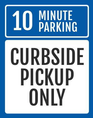 Curbside Folding Sign