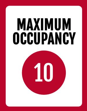 Example Max Occupancy Poster