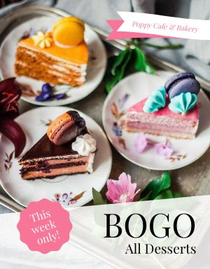 BOGO Desserts Flyer