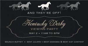 Kentucky Derby Party Facebook Post