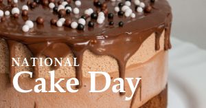 National Cake Day Facebook Post