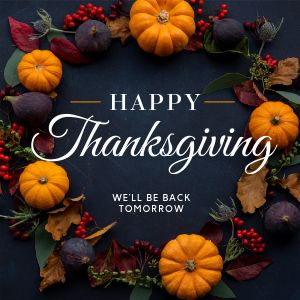 Thanksgiving Calendar Instagram Post