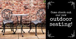 Outdoor Seating Facebook Post