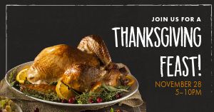 Thanksgiving Turkey Feast Facebook Post