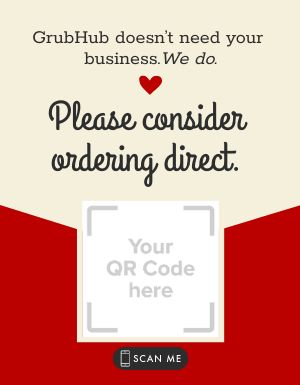 Order Direct Takeout Signage