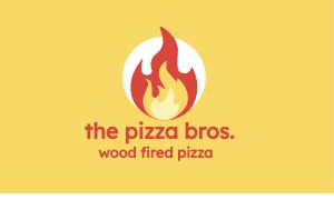 Minimalist Iconic Pizza Business Card
