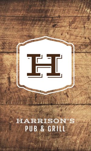 Rustic Wooden Pub Business Card