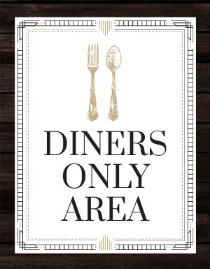 Diners Only Flyer