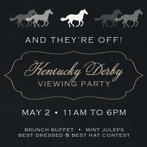 Kentucky Derby Party Instagram Post