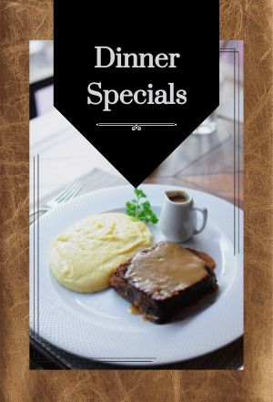 Dinner Specials Table Tent