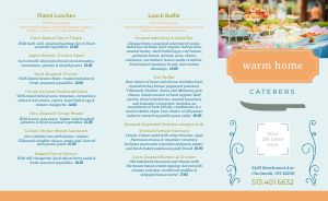 Classical Catering Takeout Menu