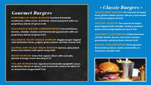Blue Burger Digital Menu Board