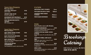 Editable Catering Takeout Menu