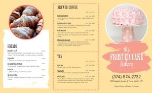 Essential Bakery Takeout Menu