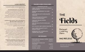 Golfcourse Catering Takeout Menu