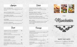 Marbled Country Club Takeout Menu