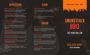 Barbeque Grill Takeout Menu