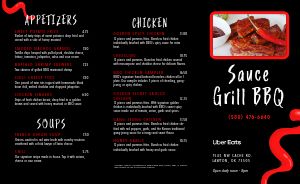 Saucey Barbecue Takeout Menu