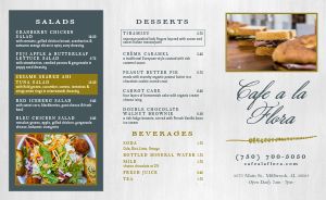 Wooden Cafe Takeout Menu
