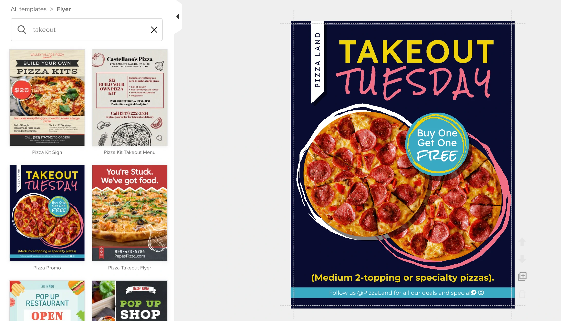 Create Takeout Flyers