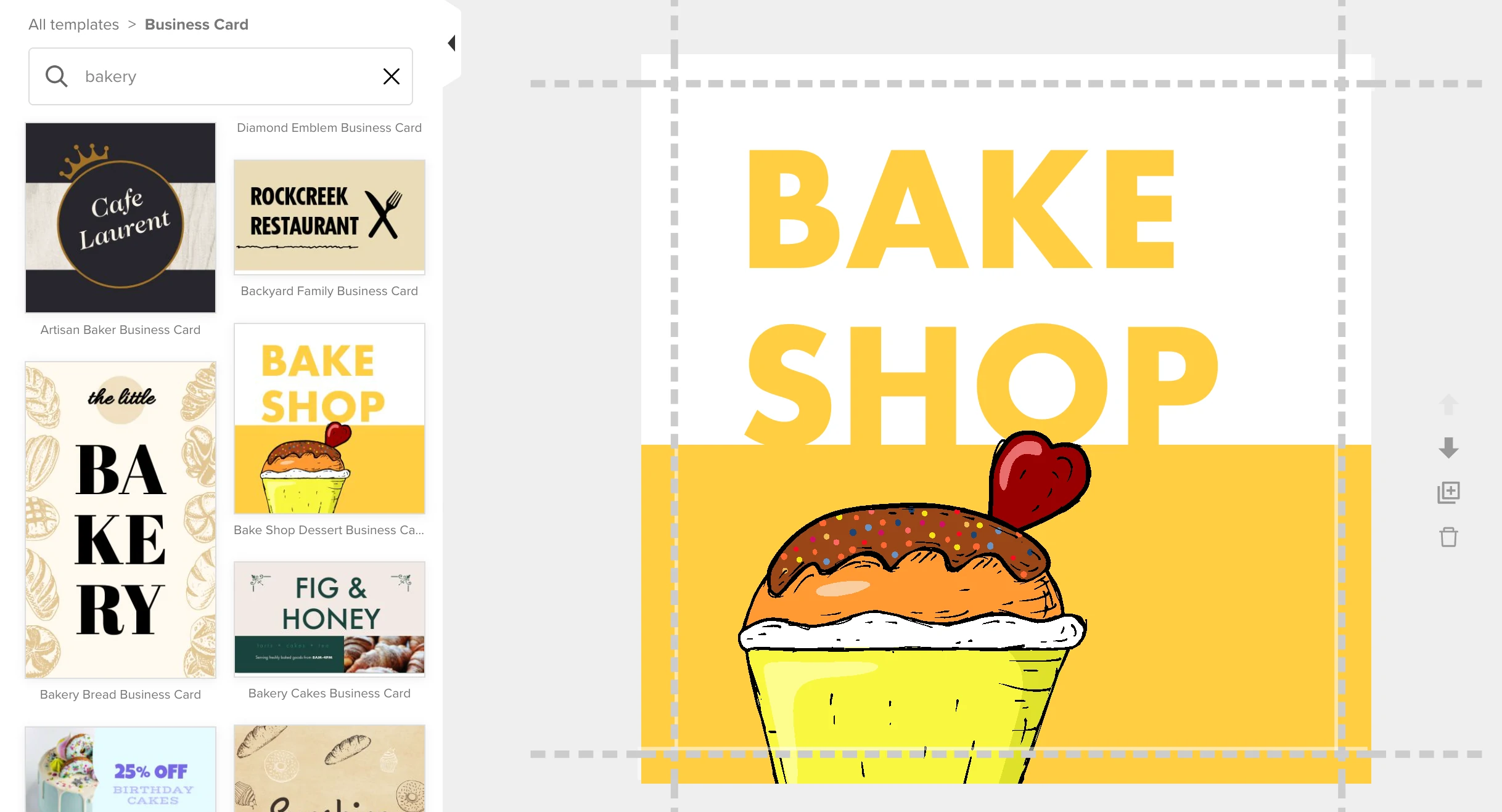 Make Bakery Business Cards