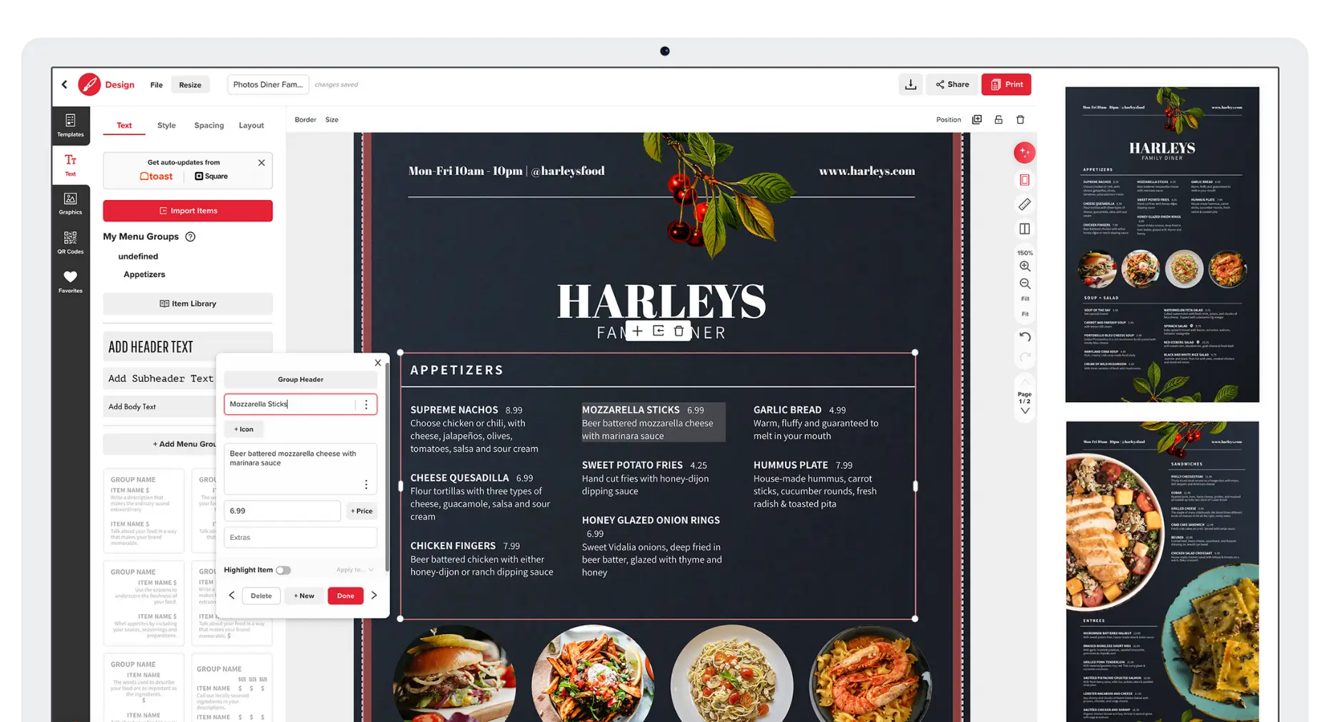 pricing example