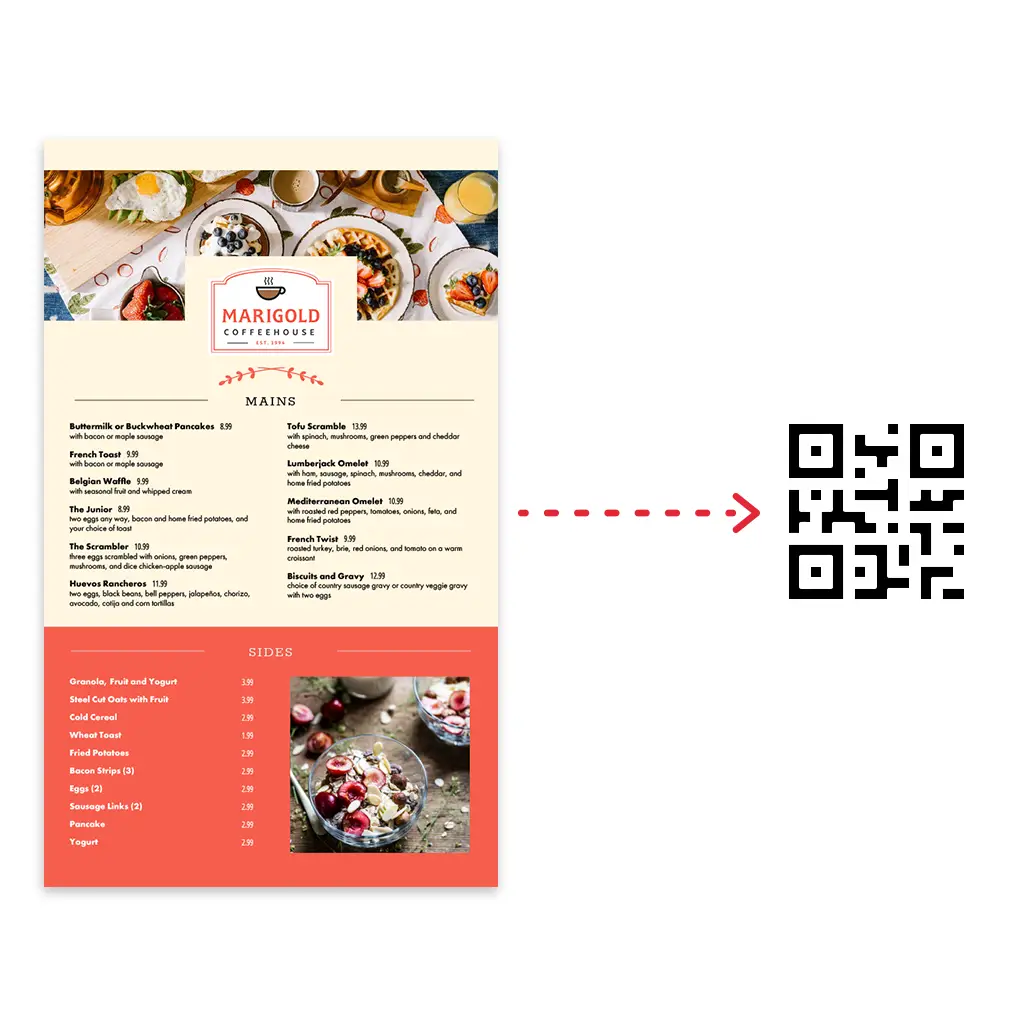 connect to a qr