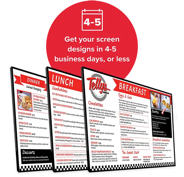 menu services products