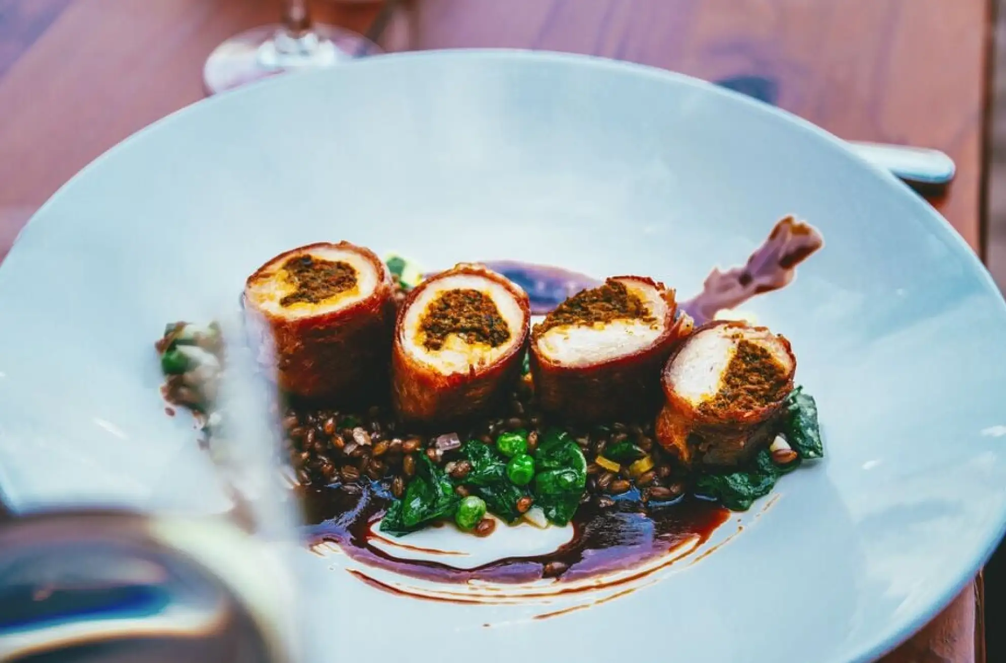Plated dish at a Peregrine Hospitality restaurant