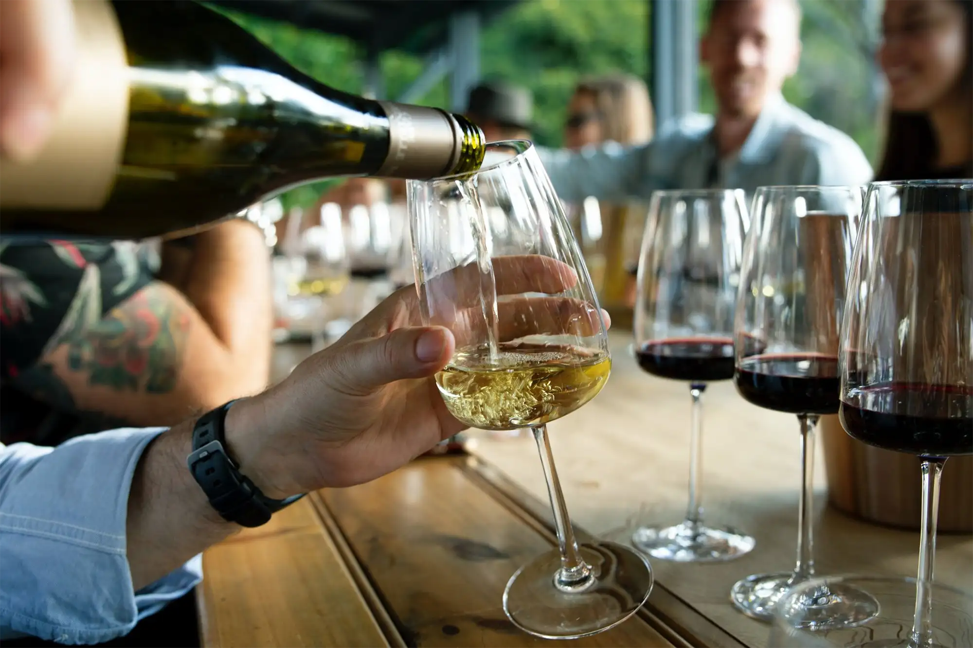 Peregrine Hospitality wine service