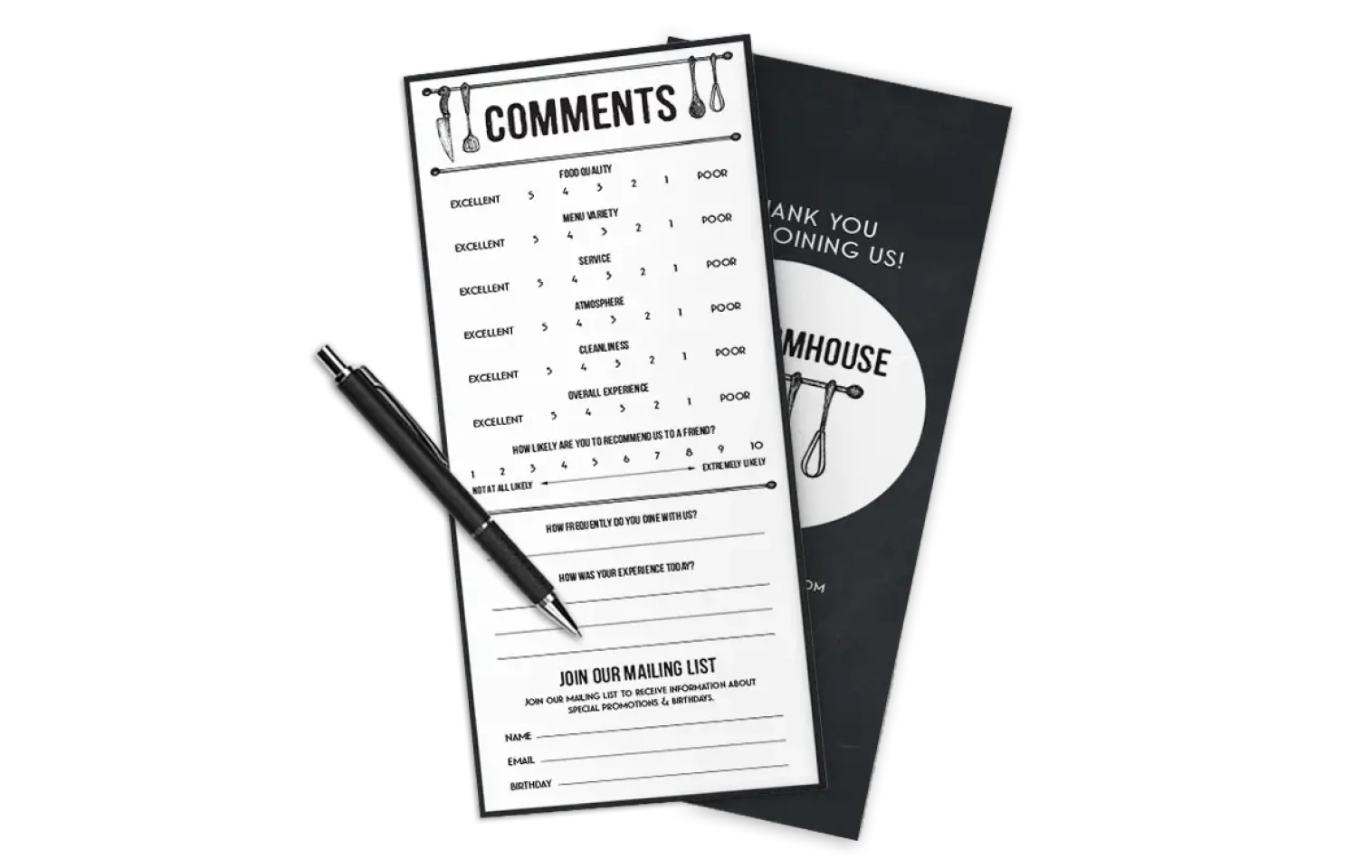 menus