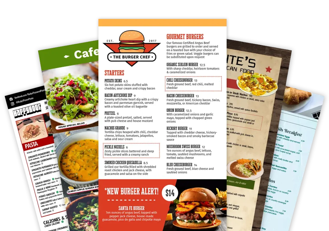 menus